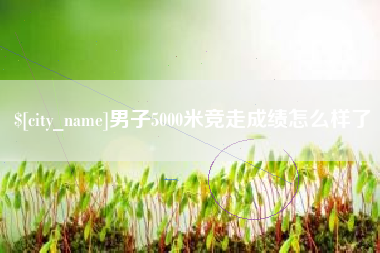 平顶山男子5000米竞走成绩怎么样了