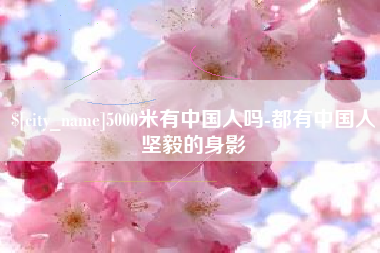 平顶山5000米有中国人吗-都有中国人坚毅的身影