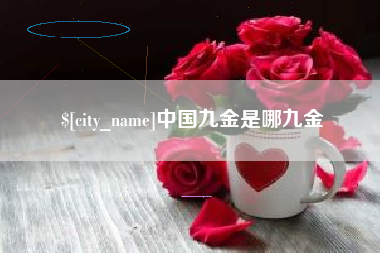 平顶山中国九金是哪九金