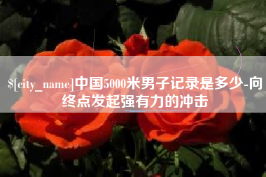 平顶山中国5000米男子记录是多少-向终点发起强有力的冲击
