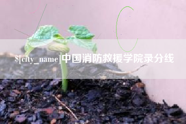 平顶山中国消防救援学院录分线