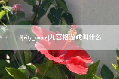平顶山九宫格游戏叫什么