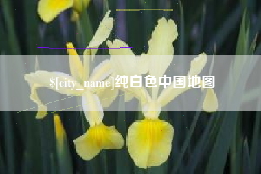 平顶山纯白色中国地图