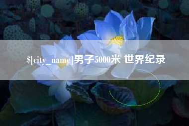 平顶山男子5000米 世界纪录