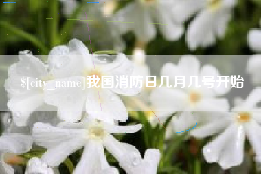 平顶山我国消防日几月几号开始