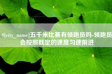 平顶山五千米比赛有领跑员吗-领跑员会按照既定的速度匀速前进