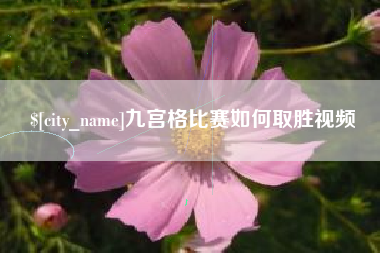 平顶山九宫格比赛如何取胜视频