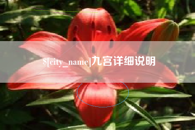 平顶山九宫详细说明