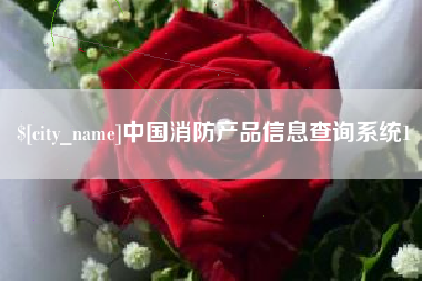 平顶山中国消防产品信息查询系统1