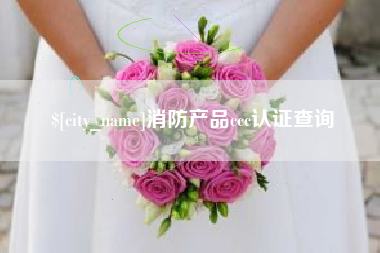 平顶山消防产品ccc认证查询