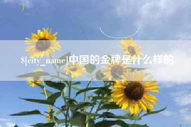 平顶山中国的金牌是什么样的