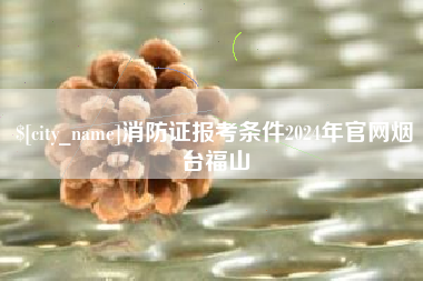 平顶山消防证报考条件2024年官网烟台福山